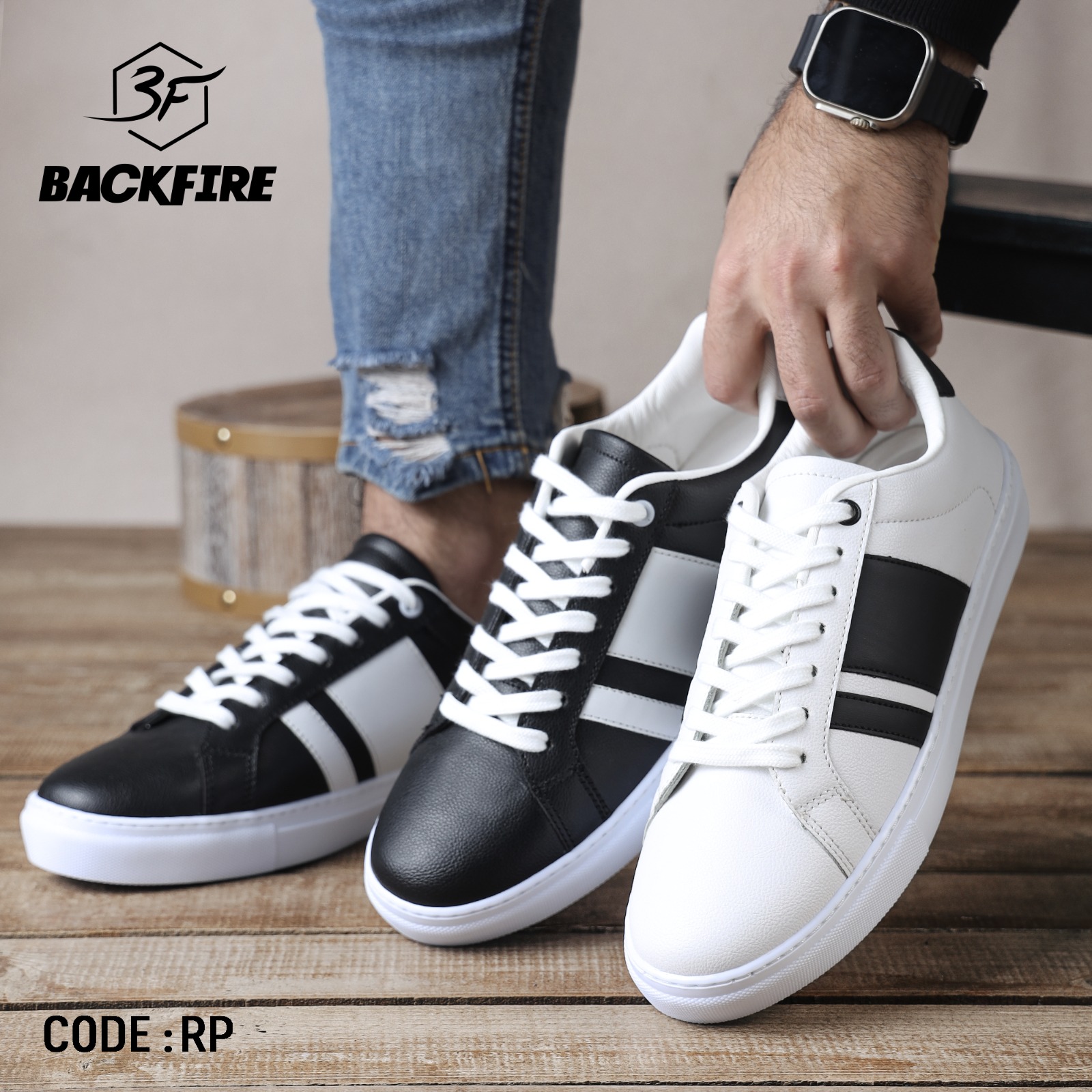 حذاء سنيكرز رياضي عصري من BACKFIRE – كود: RP